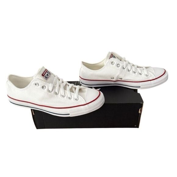 New Converse Chuck Taylor All Star OX Low Top Optical White Size 11 Women 9 Men - Picture 3 of 10